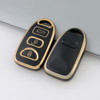 เคส Kunci Remote Mobil TPU ใหม่สำหรับ Hyundai Kia Tucson โซนาต้าซานต้าเฟ Carens ที่ใส่อุปกรณ์ป้องกัน Keyless Fob อุปกรณ์เสริม