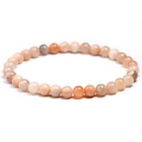 Naturale Sunstone Perline FAI DA TE Braccialetti ต่อ Le Donne Del Regalo Dei Monili Cavo Elastico Uomini Di Energia Di Guarigione Del Braccialetto Per Luomo A Pietra Ziosa Regalo