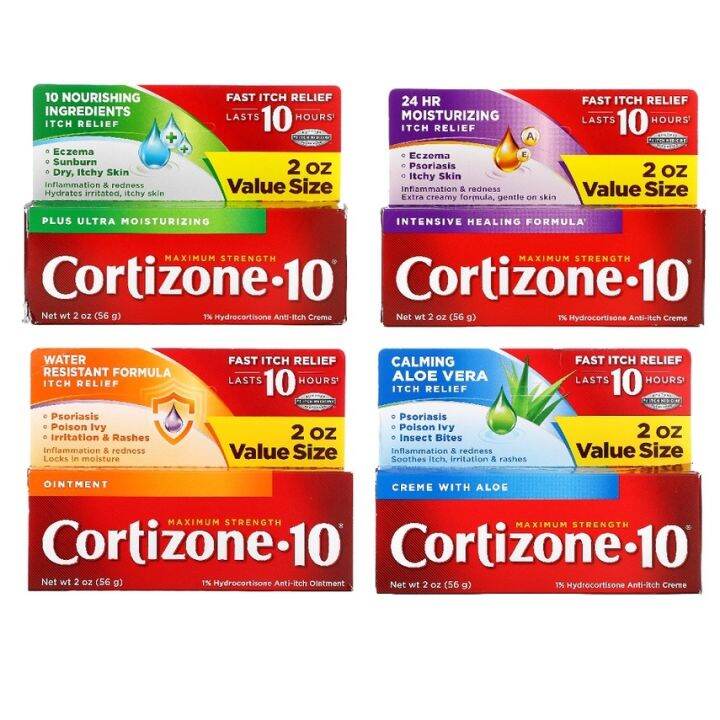 Cortizone 10 Maximum Strength Anti Itch Creme With Aloe 2 Oz 56 G Lazada Ph 0050