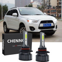 2ชิ้นสำหรับ Mitsubishi ASX 6000K Led ไฟหน้าหลอดไฟไฟต่ำปี2011-2018