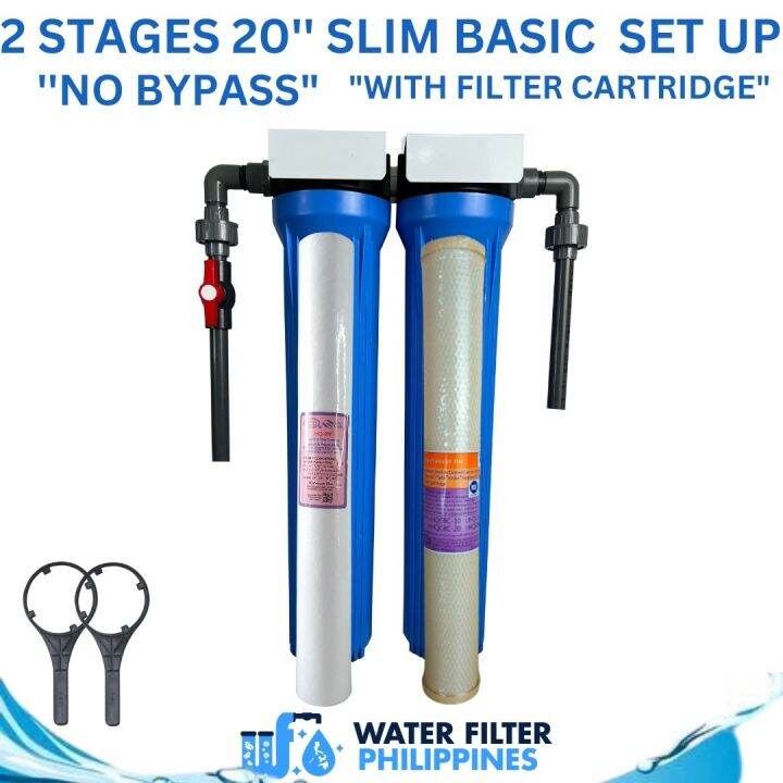 Water Filter Complete Set 2 Stages Basic 20