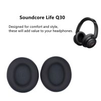 Replacement Ear Pads For Anker Soundcore Life Q30 Q30bt Earphone Leather Case Sponge Earmuffs For Anker Headset Accessories