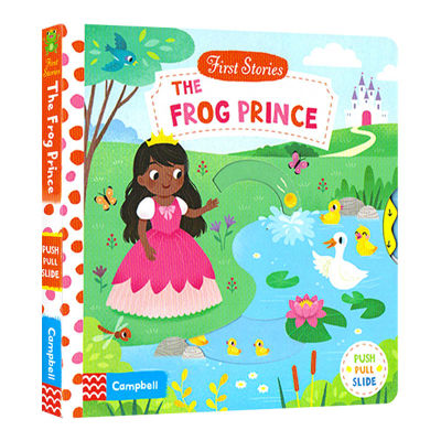 Frog Prince original English Picture Book The Frog Prince paperboard mechanism operation book first