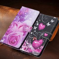 Flower Tower Wallet Leather Case For Samsung Galaxy A51 A71 A52 A72 A12 A32 A42 A01 A11 A21S A31 A41 Soft Flip Cover