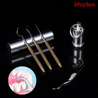 Good nice days?5Pcs Reusable Toothpick Travel Fruit Fork Metal Flossing Teeth Cleaning Tool