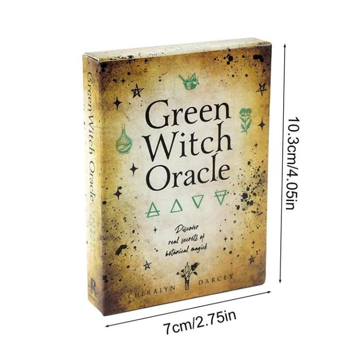green-witch-oracle-cards-party-game-secret-oracle-cards-tarot-deck-classic-tarot-cards-deck-charming-oracle-deck-for-beginners-and-fortune-tellers-feasible