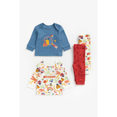ชุดนอนเด็กเล็ก Mothercare little bug pyjamas - 2 pack ZA012