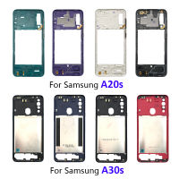 Penggantian สำหรับ Samsung Galaxy A20S A50S A30S A70 Bingkai Tengah Perumahan Kes สำหรับ A20 Samsung A30จานกลางกรอบกลาง A50