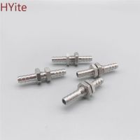 4mm 6mm 8mm 10mm 12mm 14mm 16mm 19mm Hose Barb Bulkhead 304 Stainless Steel Barbed Tube Pipe Fitting Coupler Connector Adapter