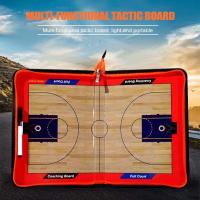 บาสเก็ตบอล Anodical Board Magnetic Basketball Tactic โค้ช Strategy Board Portable Coach S Training Equipment Aid