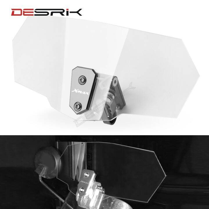 Motorcycle Windshield Airflow Adjustable Windscreen Extension Wind