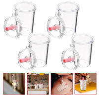 Mlinstudio พวงกุญแจ 30pcs การสร้างเสน่ห์แขวนต่างหูเครื่องรางรูปทรงถ้วยตกแต่งแขวนการตกแต่ง