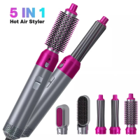 5in1 Interchangeable Hot Air Brush เครื่องม้วนผม เครื่องเป่าผม เครื่องหวีผม