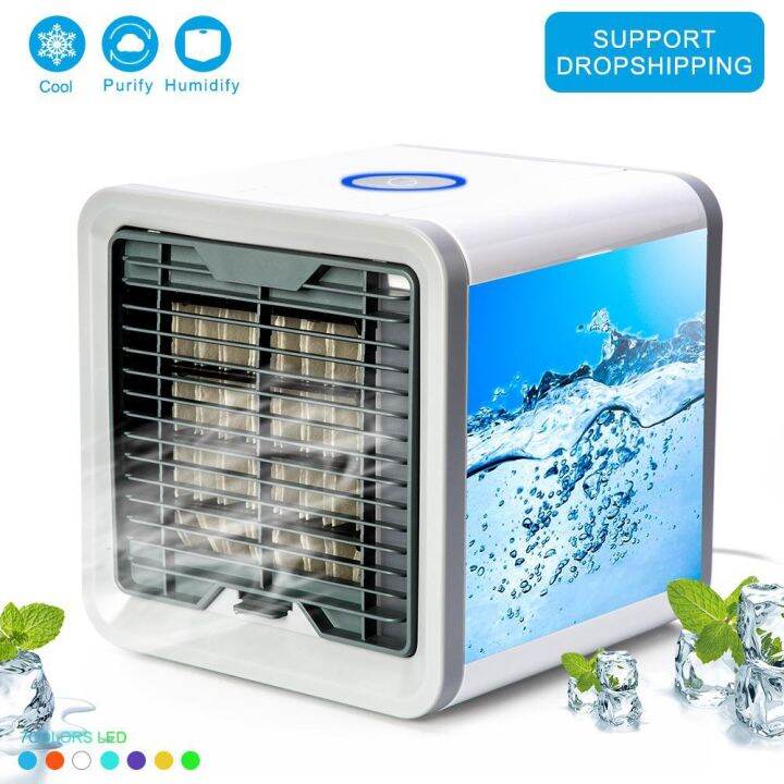 Air Cooler HEKKAW Air cooler mini desktop air conditioner Lazada PH