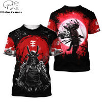 2022 Cool Summer T-shirt Oni Samurai Tattoo 3D Printing Men Casual short Sleeve Tee shirts Uni Street Tee Tops TX-56