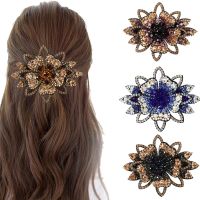 【CW】Haimeikang Women Rhinestone Hair Clips tail Holder Hairpins Barrette Hairgrip Girls New Flower Fashion Hair Accessories