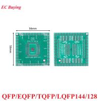 【cw】 QFP EQFP TQFP LQFP144 LQFP128 Transfer Board PCB Pinboard SMD to DIP128 DIP144 DIP Pin Test Plate 0.5mm Pitch Socket ！