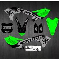 Motocross 3M Decals Stickers Backgrounds Graphics Kits For Kawasaki KX250F KXF250 2017 2018 2019 2020 For Kawasaki 250 KXF 2020