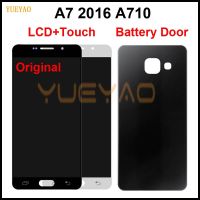 Original LCD For Samsung Galaxy A7 2016 A710 LCD Display Touch Screen Digitizer Assembly Battery Cover for A710F A710M A7100 LCD