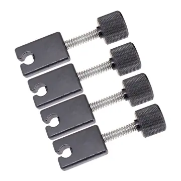 Electric Bass Parts 4Pcs Fixing String Saddles for Musical