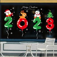 Christmas Decorations Stickers Decorate Shopping Mall Glass Window Layout Snowflake Electrostatic Sticker t1p