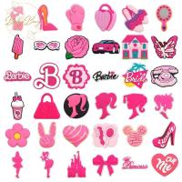 BABYBANG แผ่นกาวติด3D เครื่องประดับแบบปะ Barbie แบบ Diy 10ชิ้นแผ่นเคสโทรศัพท์แบบนิ่ม