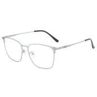 Reven Jate Full Rim Square Shape Alloy Men Eyeglasses Frame Prescription Man Eyewear Rx-able Glasses Spectacles Frame 1858