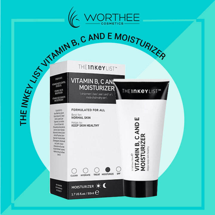 The INKEY List Vitamin B, C and E Moisturizer Lazada