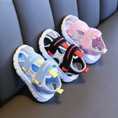 Summer baby sandals for girls boys soft bottom cloth children shoes fashion little kids beach sandals toddler shoes