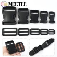 10Set Black Plastic Buckle Side Release Buckles Tri-Glide Adjuster Clasp Webbing Hook Bag Strap Luggage Dog Supplies Accessories