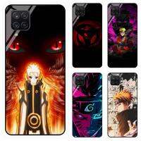 สำหรับ Samsung Galaxy A12 5G อะนิเมะ Naruto Series กระจกเทมเปอร์เคสแข็งส่วนบุคคลที่กำหนดเองเคสโทรศัพท์ของขวัญขายส่ง