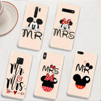 BY107 Mr and Mrs Mouse อ่อนนุ่ม โปร่งใส เคสโทรศัพท์ หรับ Samsung A34 M52 A04 M30S A23 M23 M53 M21 A54 M30 A40S A9 A14 A04S M33 Plus