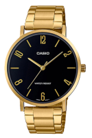 Casio Standard นาฬิกาข้อมือผู้ชาย สายสแตนเลส รุ่น MTP-VT01,MTP-VT01G,MTP-VT01G-1B2 - สีทอง