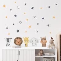 【HOT】 New LD93097 cartoon painted animal combination childrens room kindergarten wall beautification decorative stickers