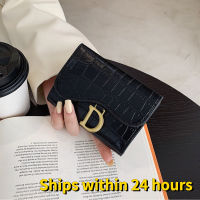 Wallet for Women Short Leather Card Holder for Ladies Small Pattern Wallet Coin Purse Soft PU Anti-theft Multi Colors Available