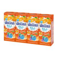 [ส่งฟรี!!!] ดัชมิลล์ นมเปรี้ยว ยูเอชที รสส้ม 180 มล. แพ็ค 24 กล่องDutchmill UHT Yogurt Drink Orange 180 ml x 24