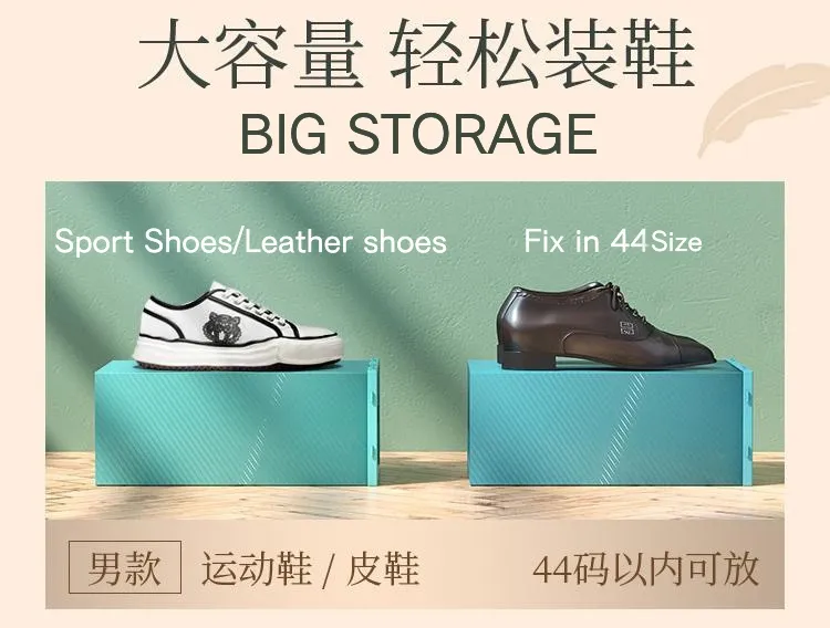 Shoe Storage Transparent Display Box Cabinets Shoes Boxes - Large Size Random Color 11 Shoe Storage Transparent Display Box Cabinets Shoes Boxes - Large Size Random Color