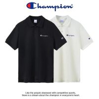 ◆✼ Champion polo shirt embroidered spring and summer new pure cotton men and women same style couple wear lapel trendy brand polo shirt