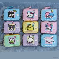 Yb2 พวงกุญแจหนัง ลายการ์ตูน Sanrio Hello Kitty Kuromi Pochacco Cinnamon BY2