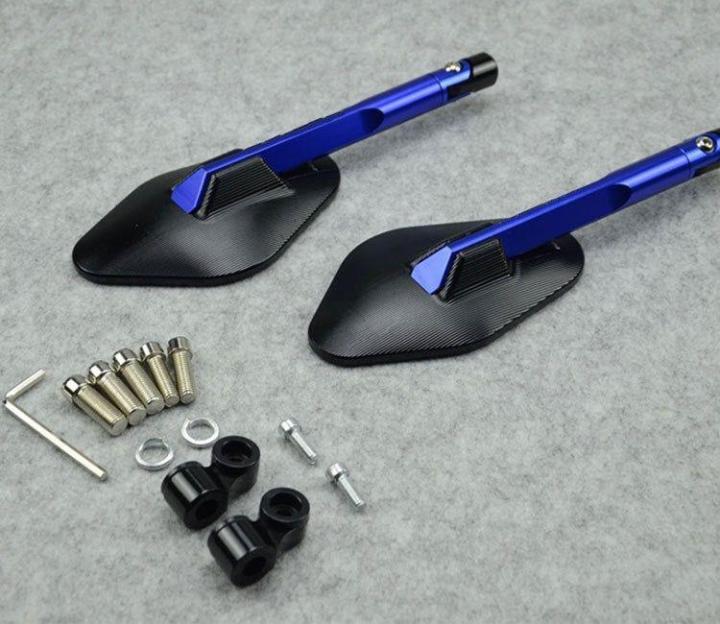 85mm-cnc-motorcycle-rearview-mirrors-universal-blue-glass-mirror-rear-view-mirror-accessories