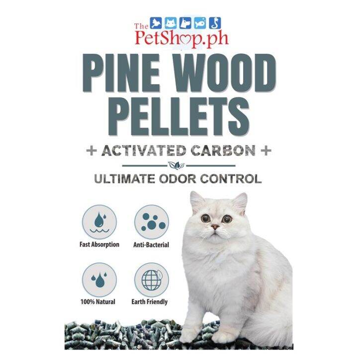 CHARCOAL PINE WOOD Pellets Cat Litter 5kg Lazada PH