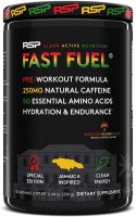 RSP Nutrition Fast Fuel (30 Servings) Pre Workout Energy, Endurance, Hydration, Electrolytes, Training Formula, Essential Amino Acids for Recovery preworkout caffeine, creatine, arginine, and beta alanine  เพิ่มพลัง เพิ่มแรง