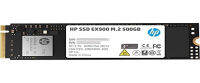 HP EX900 M.2 500GB PCIe 3.0 X4 Nvme 3D TLC NAND Internal Solid State Drive (SSD) - 2Yy44Aa#ABC