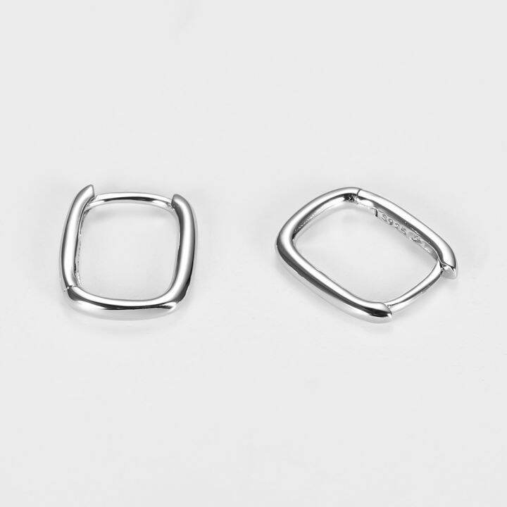 cod-real-925-gold-thick-rectangle-hoop-earrings-for-piercing-ohrringe-luxury-fashion-jewelry