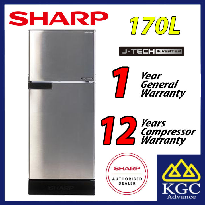 Sharp 170L Fridge 2 Door i-Huggy Inverter Refrigerator SJ189MS | Lazada