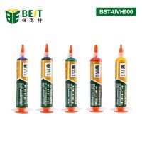 10CC UV Curable Solder Resist Oil UV Solder Mask BGA PCB Paint Prevent Corrosive Arcing Soldering Paste Flux PCB UV Green Oil