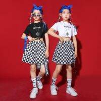 [COD] Childrens hip-hop summer girl navel dance performance trendy model catwalk exercise