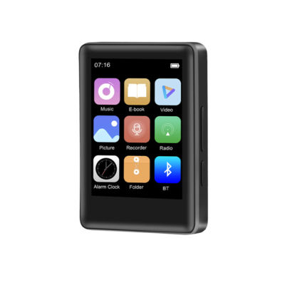 ZP Bluetooth-compatible 5.0 Mp3 Player Full Touch Screen Portable Sports Music Player Fm Radio Recorder