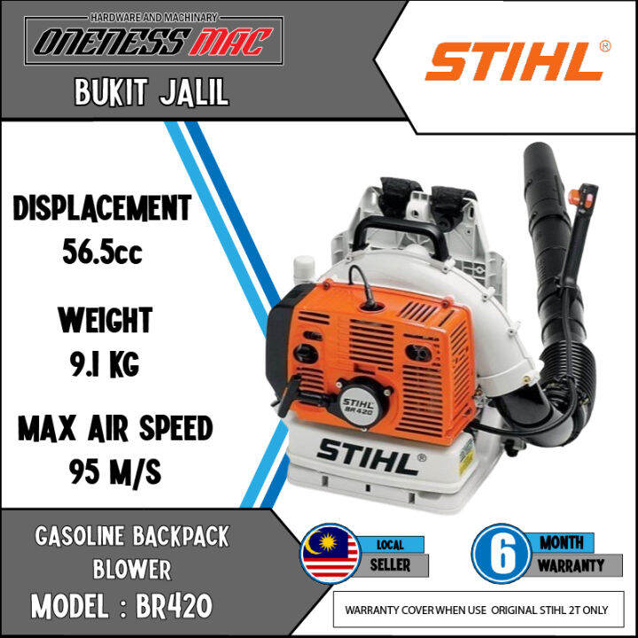 STIHL BR420 Backpack Blower 56.5CC Engine Blower Knapsack Blower Lazada