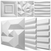 【YY】house wall renovation geometric 3D wall panel non-self-adhesive 3D wall sticker art ceramic tile wallpaper room bathroom ceiling